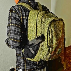 Dimepiece corduroy green smell proof backpack